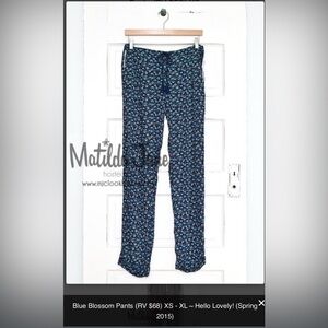 Matilda Jane Blue Blossom Pants